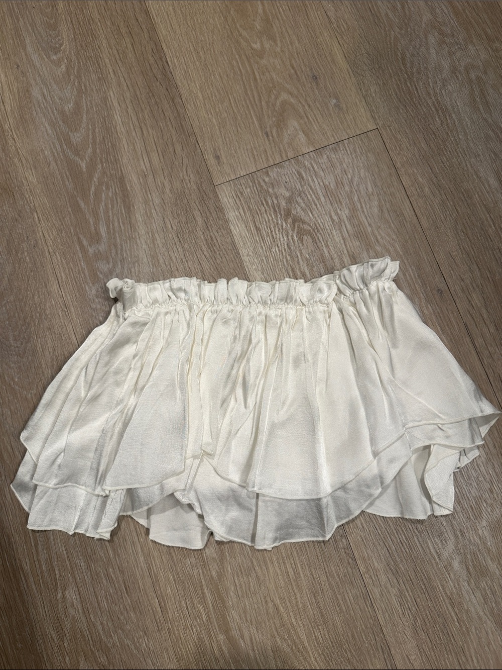 Steele silk crop top S